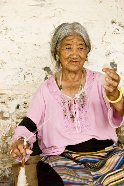 istock Senior Tibetan female 109718691