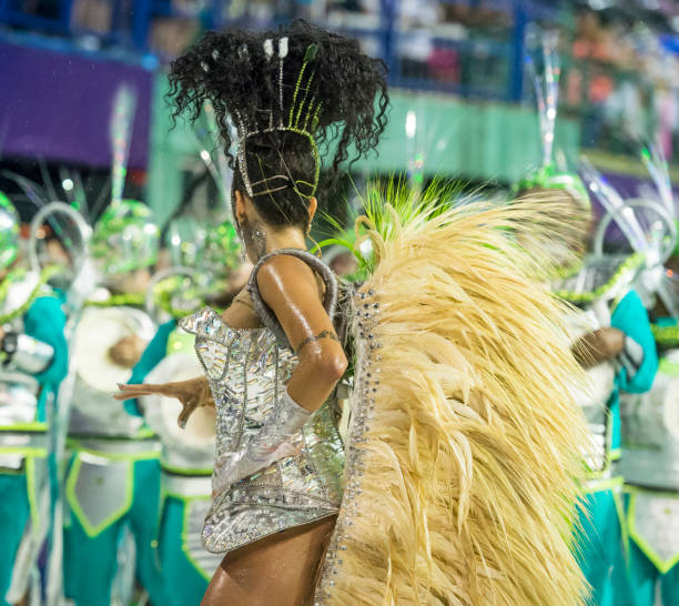 sambadrome 발열-브라질 - samba school parade 뉴스 사진 이미지
