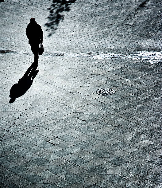istock Silhouette of Businessman Walking 109718804