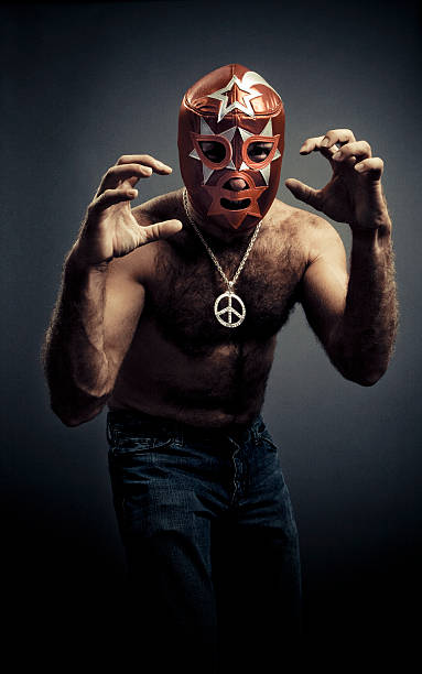 o chupeta - wrestling mask imagens e fotografias de stock