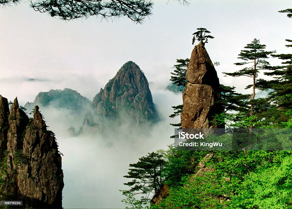 Beauty In Nature  Mt. Hua - Shaanxi Province - China Stock Photo