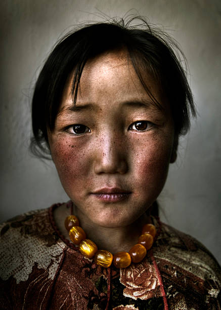 mongolische mädchen portrait - rawpixel stock-fotos und bilder