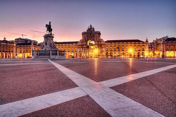 Photo of Trade Square in Lisbon