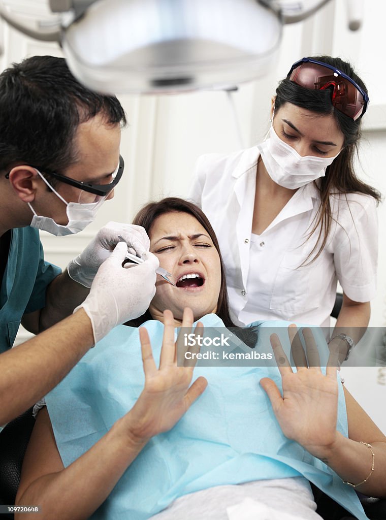 Tratamento de Dentista - Foto de stock de Dentista royalty-free