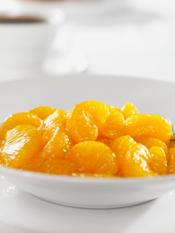 mandarin, tangerine, isolated on white background, clipping path, full depth of field