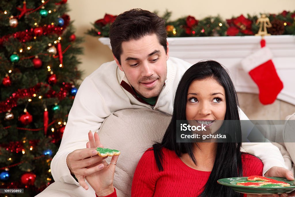 Não Natal Cookies, sou uma dieta - Royalty-free 20-29 Anos Foto de stock