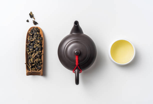 istock fresh taiwan oolong tea and teapot 1097210234