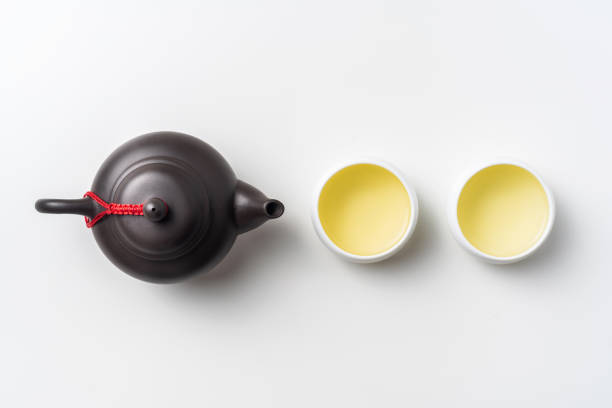 istock fresh taiwan oolong tea and teapot 1097210246