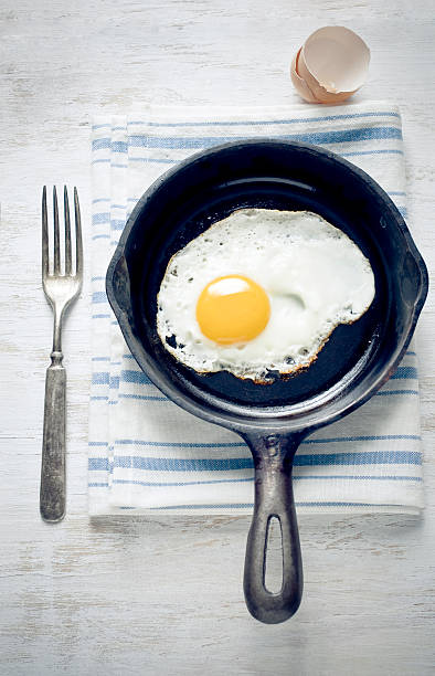 朝食、卵 - sunnyside up ストックフォトと画像