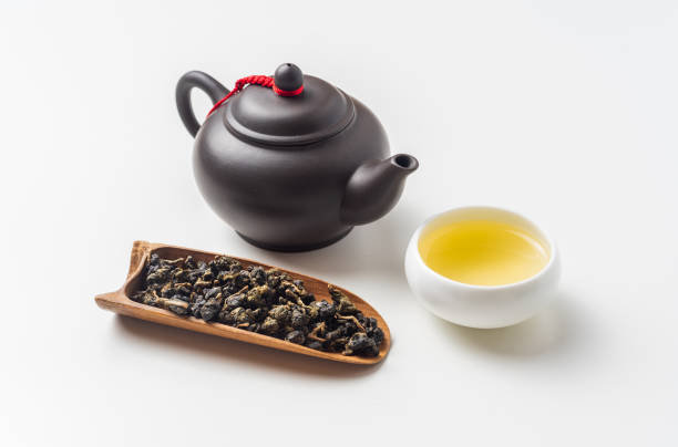istock fresh taiwan oolong tea and teapot 1097220028