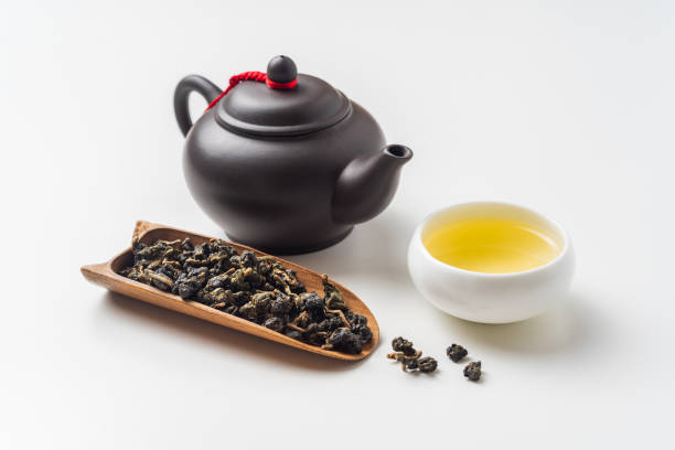 istock fresh taiwan oolong tea and teapot 1097220050