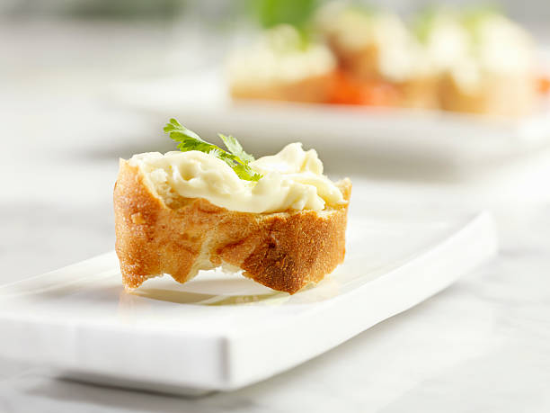 istock Crostini Topped with Brie Cheese 109722125