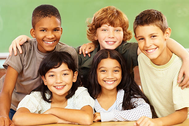 istock Group of friends smiling together 109722160