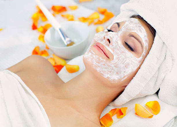 beauty mask  beautician stock pictures, royalty-free photos & images