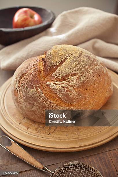 Rustic Boule Stock Photo - Download Image Now - Baked, Bread, Color Image