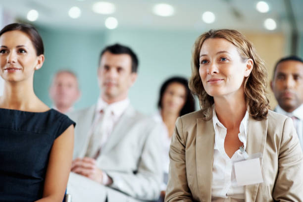 istock Business team at a seminar 109722746