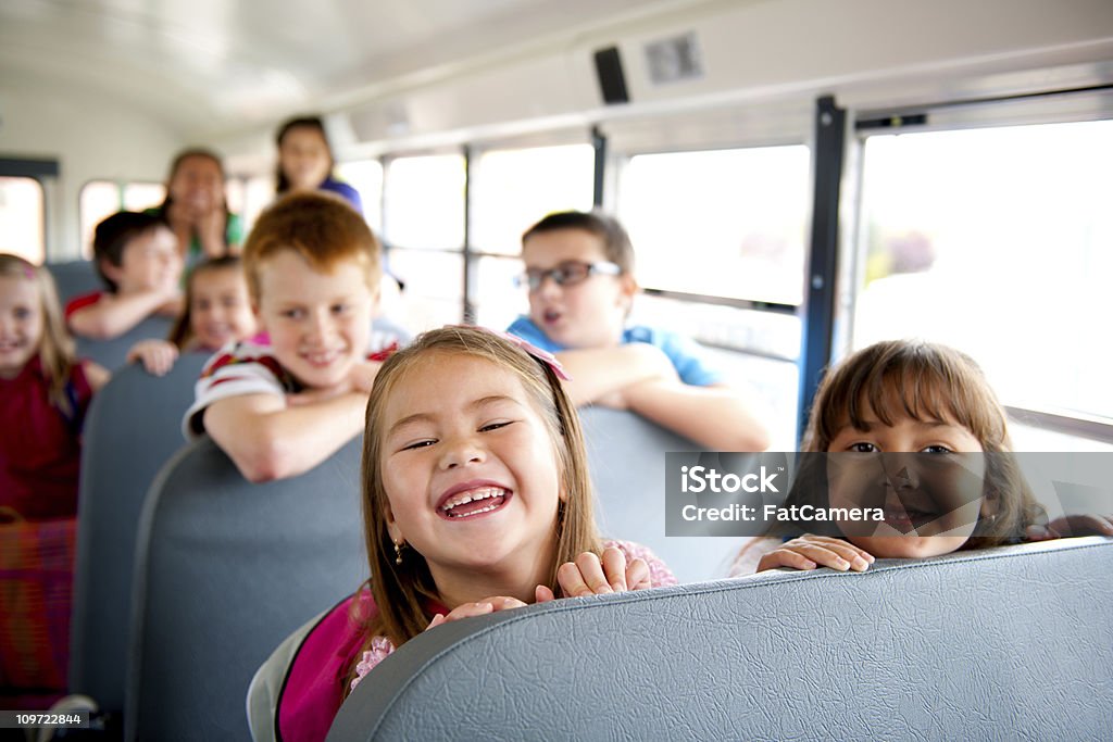 Zurück zum Schulbus - Lizenzfrei Kind Stock-Foto