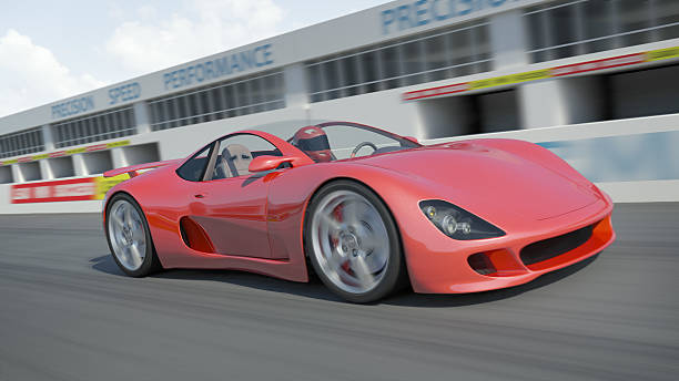 istock Red Sports Car 109723201