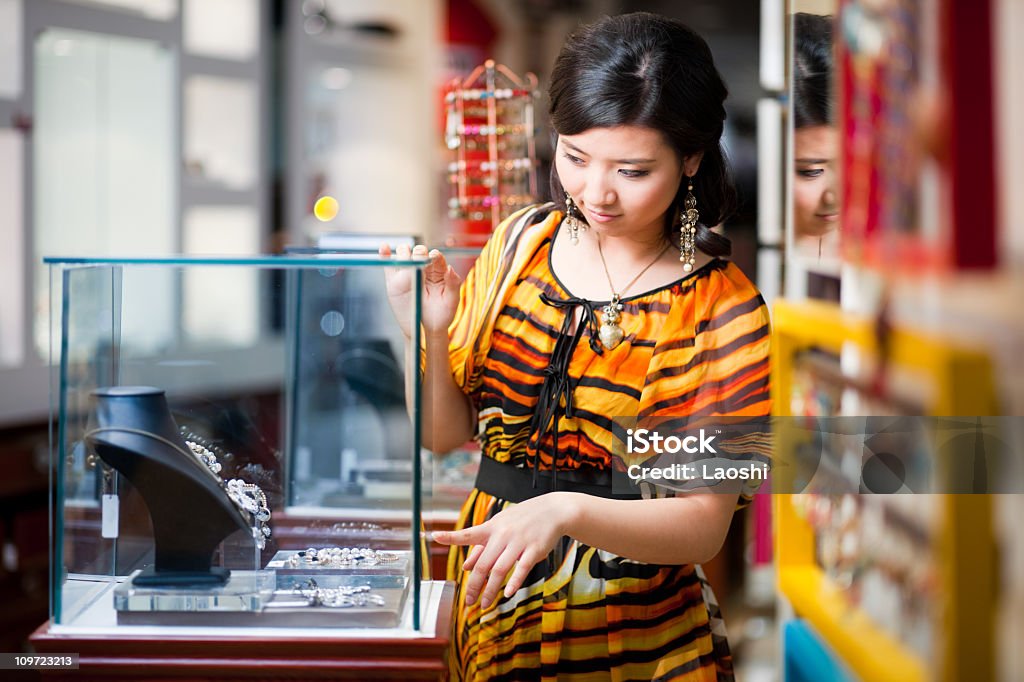 Schmuck einkaufen - Lizenzfrei Sammlung Stock-Foto