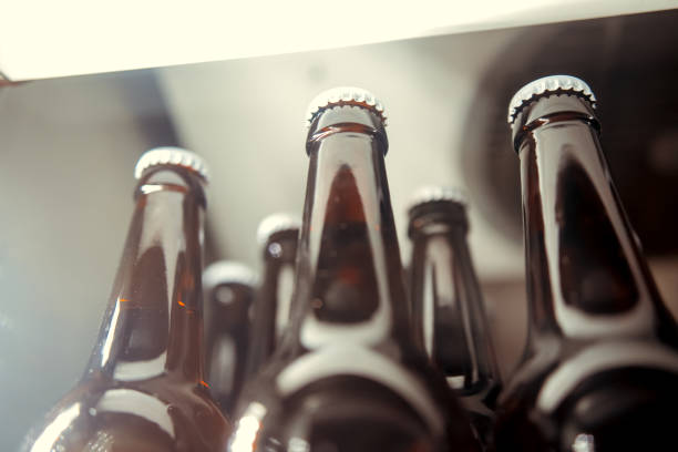 istock Fridge full of beer bottles 1097236226