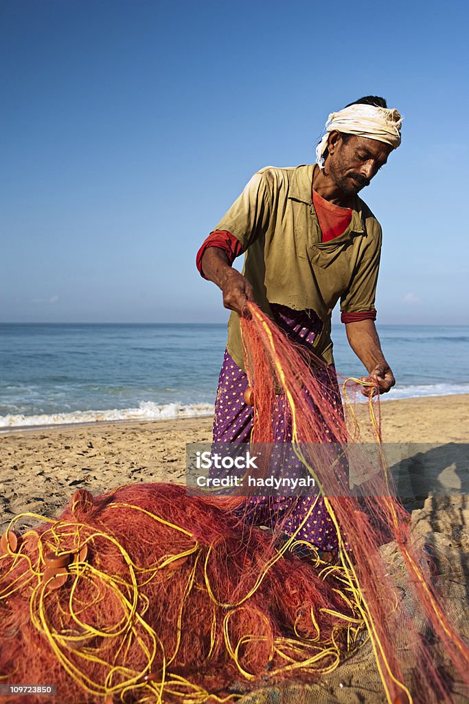 Indian pêcheur - Photo de Adulte libre de droits
