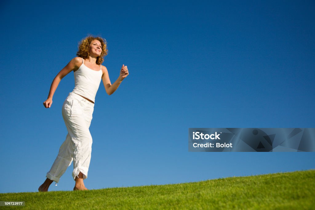 Running Donna - Foto stock royalty-free di 20-24 anni