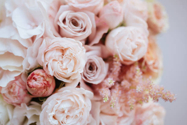 istock Wedding flowers, bridal bouquet closeup. 1097240008