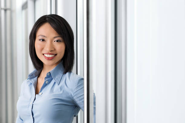 istock Smiling successful business woman 109724001