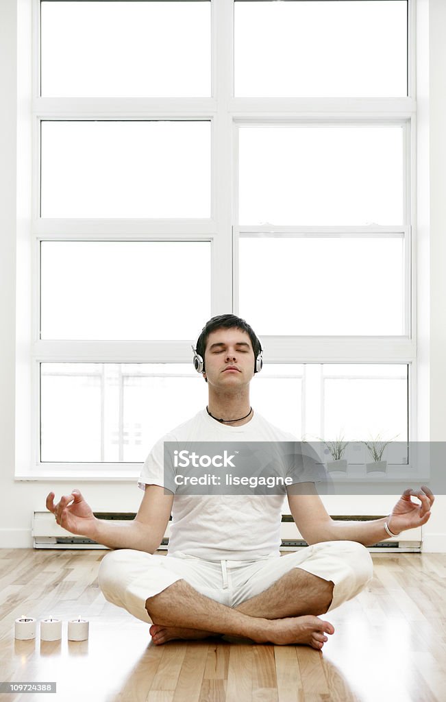 Meditação - Foto de stock de Homens royalty-free