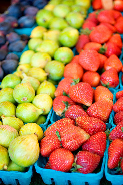 istock Farmer's Market - Berries & Figs 109724759