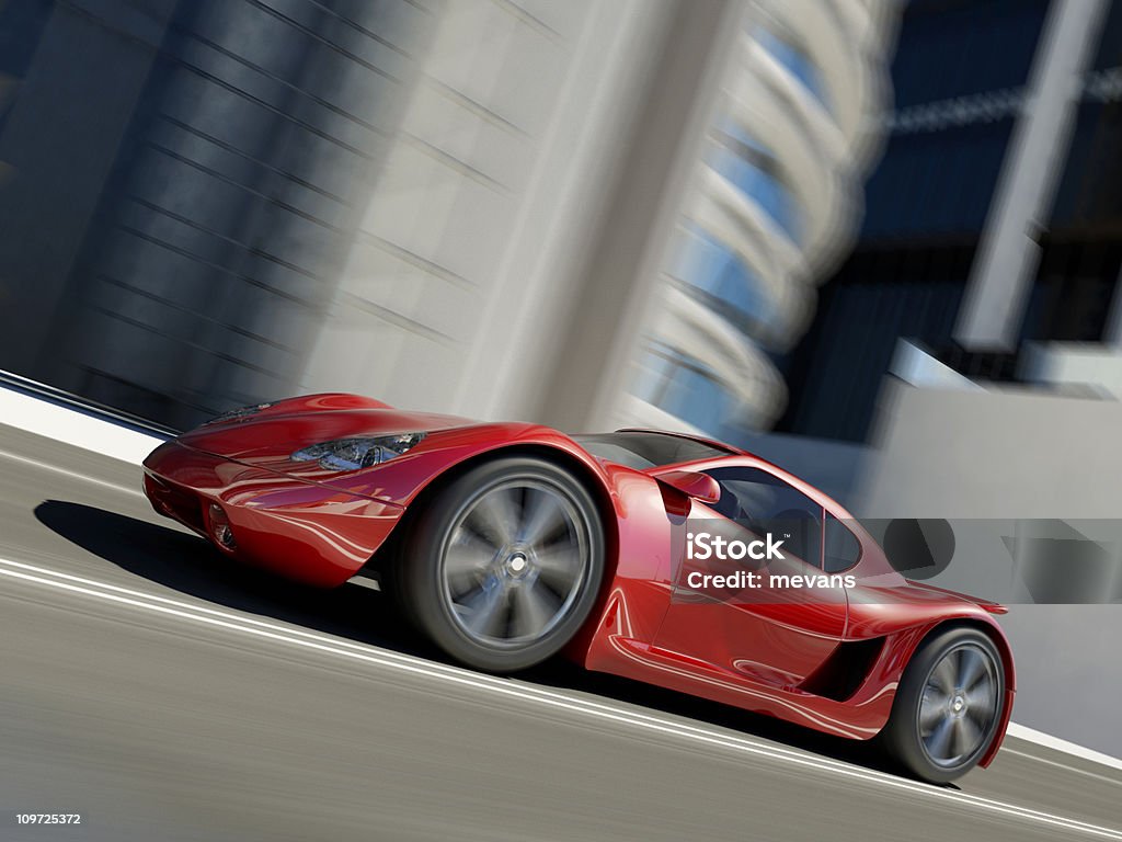 Спортивный автомобиль ускорения - Стоковые фото Спортивный автомобиль роялти-фри