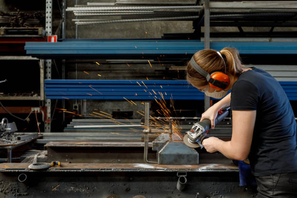 istock Female Tradesperson In Workshop 1097257816