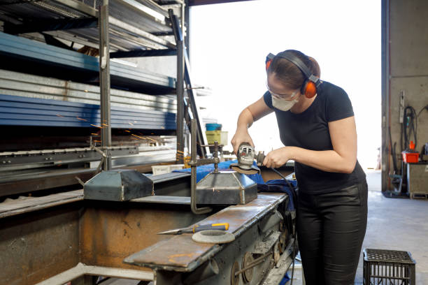 istock Female Tradesperson In Workshop 1097257938