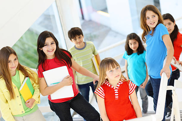 istock Children at School in Hallway 109725858