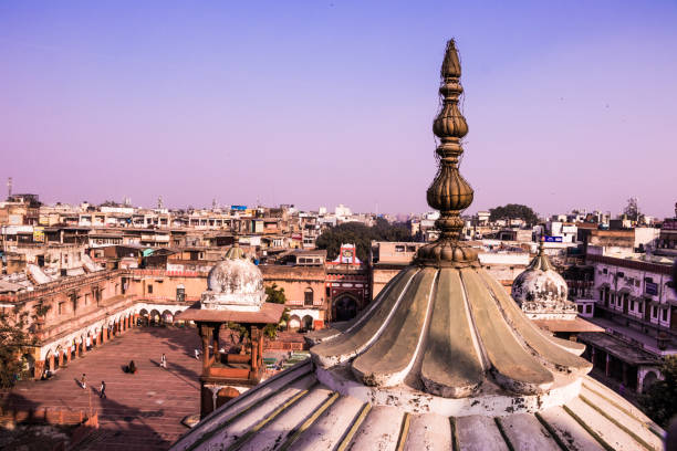 mosquée fatehpuri - india delhi old delhi mosque photos et images de collection