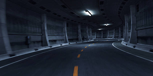 istock Curve in Road of Tunnel 109726469