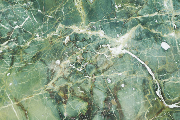 Dark Green Marble Texture stock photo