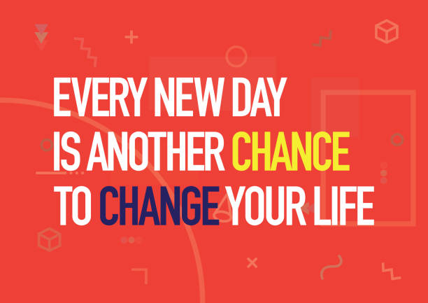 istock Every New Day is Another Chance to Change Your Life. Inspiring Creative Motivation Quote Poster Template. Vector Typography - Illustration 1097268490