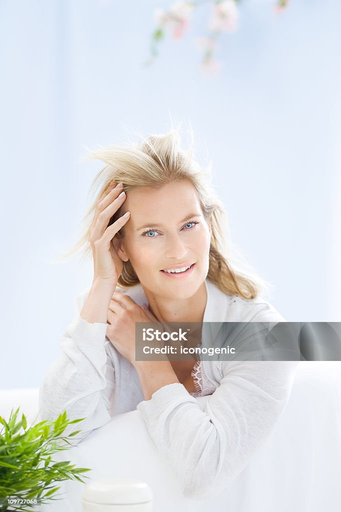 Smiling Woman  40-44 Years Stock Photo