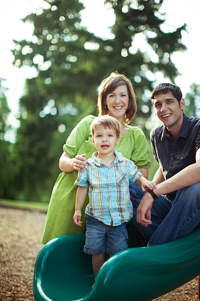 istock Young Family Having Fun At the Park 109727316