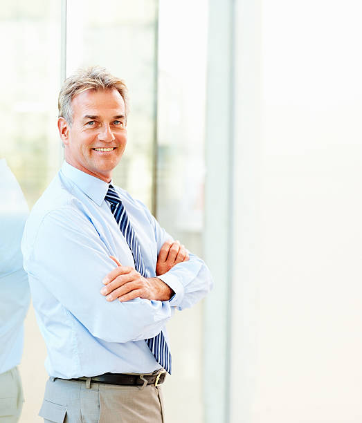 istock Portrait of a proud smiling mature businessman 109727403