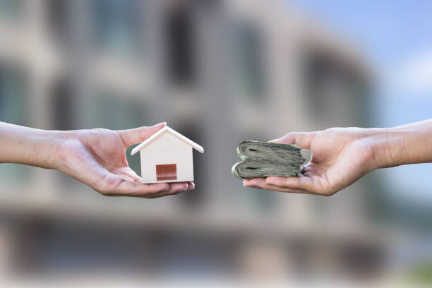 istock Home loan, mortgages, debt, home buying concept. 1097275970