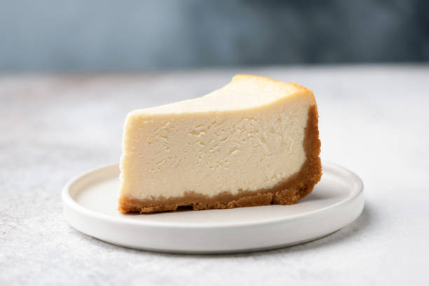 istock Slice Of Classical New York Cheesecake 1097280040