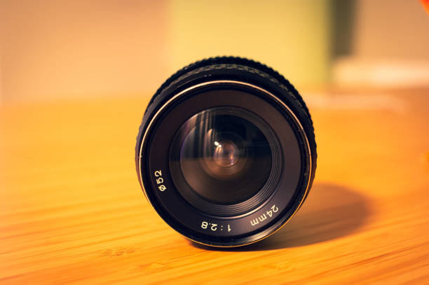 istock Lens fixed focal length with exposed background and warm colors 1097284430