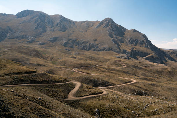 istock Dirt red road in Turkey 1097284516