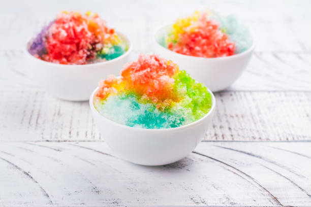 istock Homemade rainbow shaved ice 1097290638