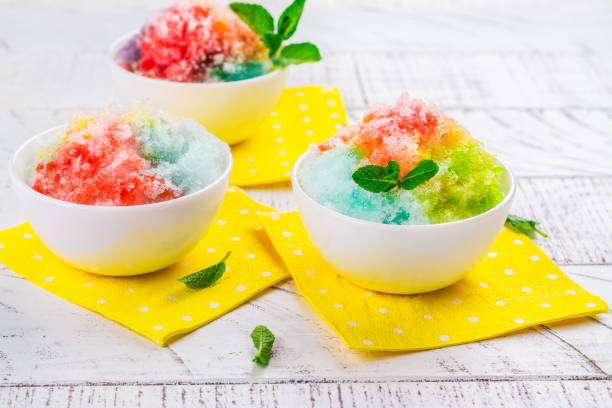 istock Homemade rainbow shaved ice 1097290660