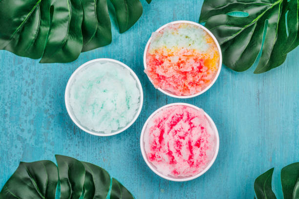 istock Homemade rainbow shaved ice 1097290916