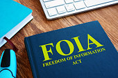 FOIA Freedom of Information Act on the desk.