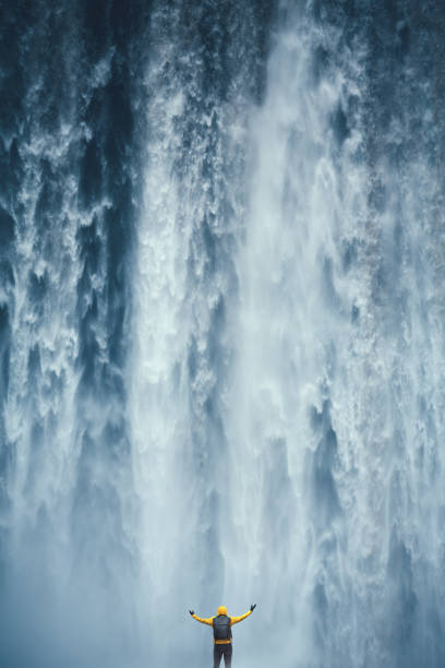 majestätischen wasserfall - grand view point stock-fotos und bilder